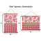 Roses Wall Hanging Tapestries - Parent/Sizing