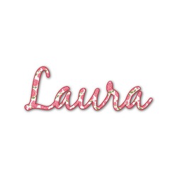 Roses Name/Text Decal - Small (Personalized)