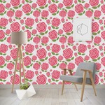 Roses Wallpaper & Surface Covering (Water Activated - Removable)