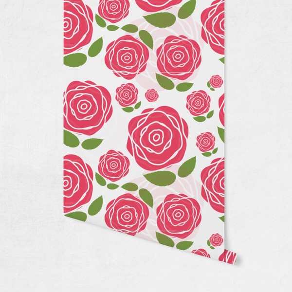 Roses Wallpaper on Wall