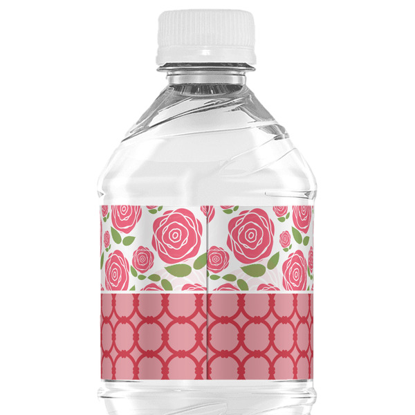 Roses Water Bottle Label - Back View