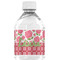 Roses Water Bottle Label - Single Front