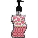 Roses Wave Bottle Soap / Lotion Dispenser (Personalized)