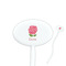 Roses Oval Plastic Stir Sticks (Personalized)