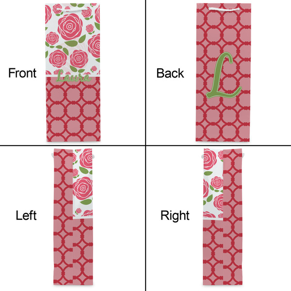 Roses Wine Gift Bag - Matte - Approval