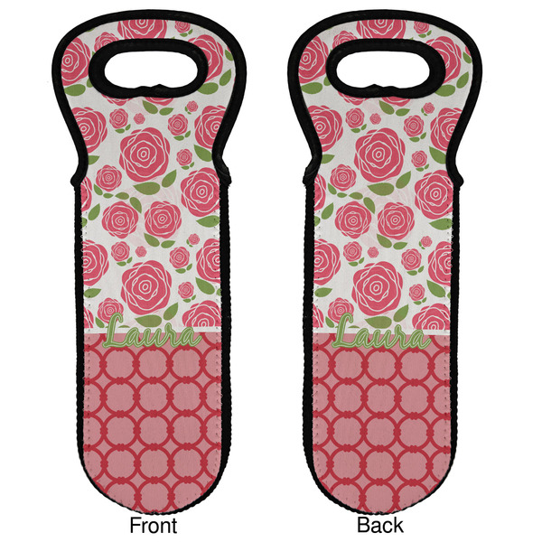 Roses Wine Tote Front & Back