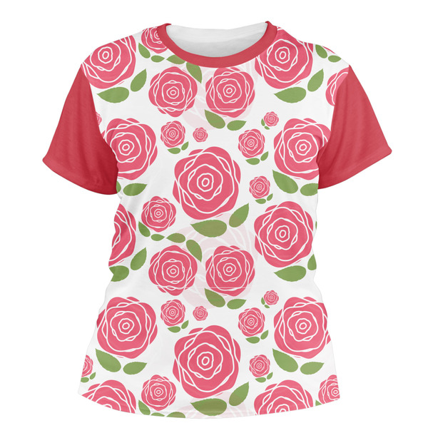 Custom Roses Women's Crew T-Shirt - Medium
