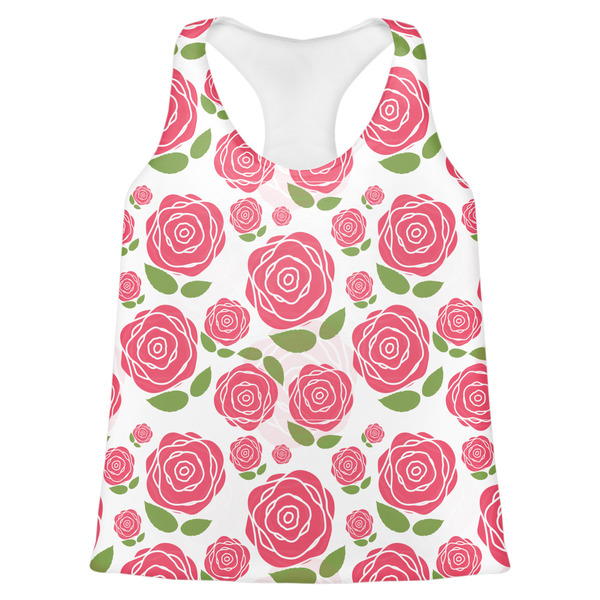Custom Roses Womens Racerback Tank Top - 2X Large