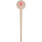 Roses Wooden 4" Food Pick - Round - Single Pick