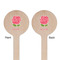 Roses Wooden 7.5" Stir Stick - Round - Double Sided - Front & Back