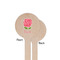 Roses Wooden 7.5" Stir Stick - Round - Single Sided - Front & Back