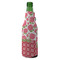 Roses Zipper Bottle Cooler - ANGLE (bottle)