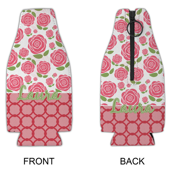 Roses Zipper Bottle Cooler - APPROVAL