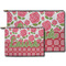 Roses Zippered Pouches - Size Comparison