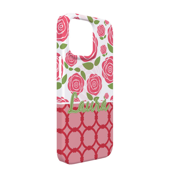 Custom Roses iPhone Case - Plastic - iPhone 13 (Personalized)