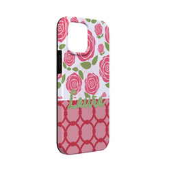 Roses iPhone Case - Rubber Lined - iPhone 13 Mini (Personalized)