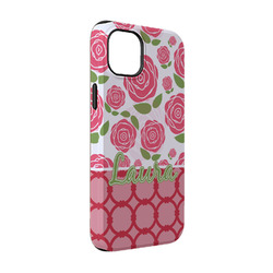 Roses iPhone Case - Rubber Lined - iPhone 14 Pro (Personalized)