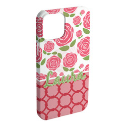 Roses iPhone Case - Plastic - iPhone 15 Plus (Personalized)