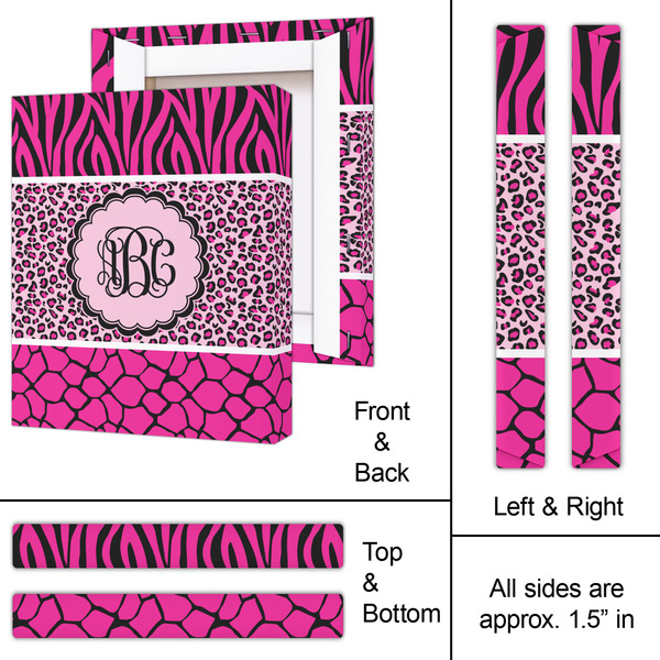 Triple Animal Print 11x14 - Canvas Print - Approval