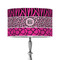 Triple Animal Print 12" Drum Lampshade - ON STAND (Poly Film)