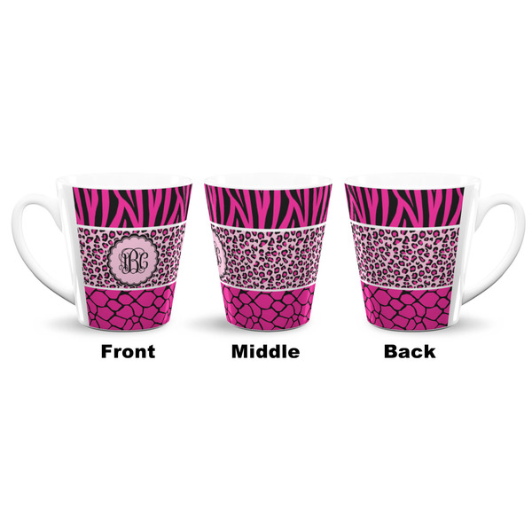 Triple Animal Print 12 Oz Latte Mug - Approval