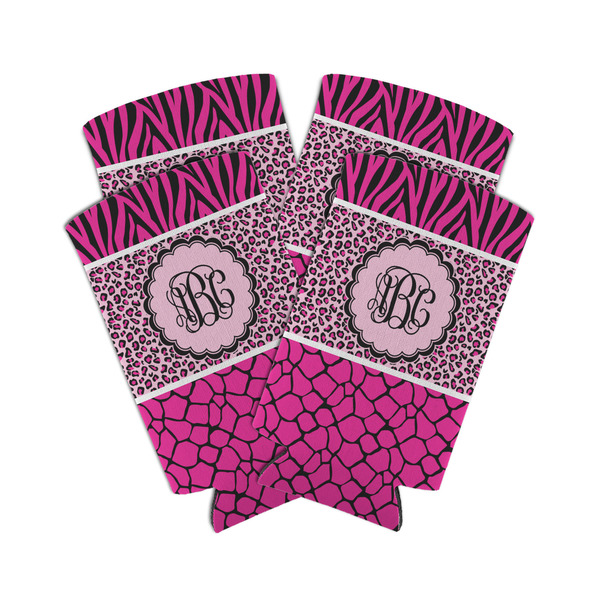 Triple Animal Print 12oz Tall Can Sleeve - Set of 4 - MAIN