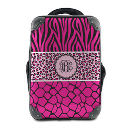 Triple Animal Print 15" Hard Shell Backpack (Personalized)