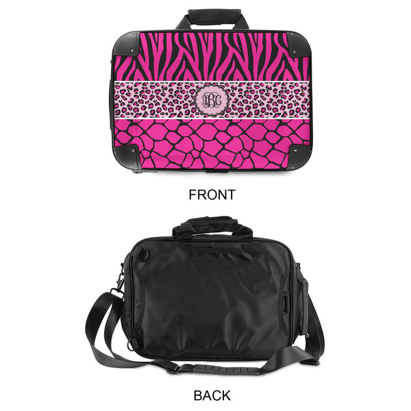 Triple Animal Print 15" Hard Shell Briefcase - APPROVAL
