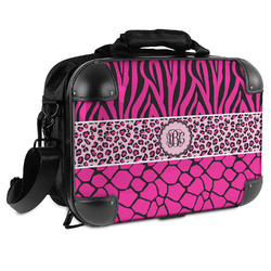 Triple Animal Print Hard Shell Briefcase (Personalized)