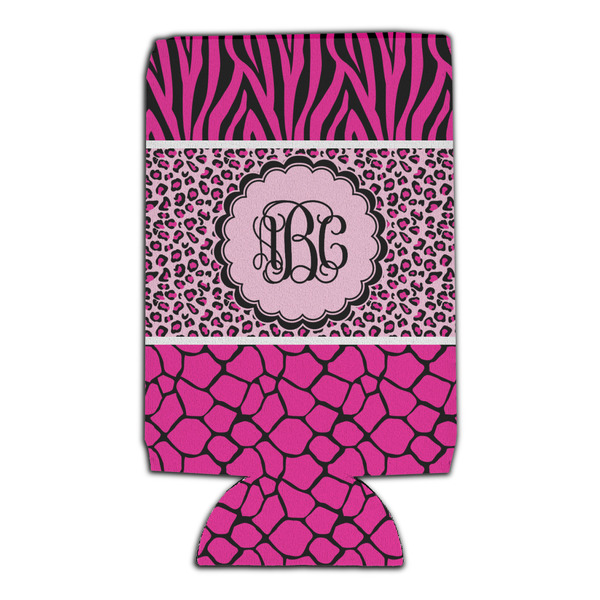 Triple Animal Print 16oz Can Sleeve - Set of 4 - FRONT