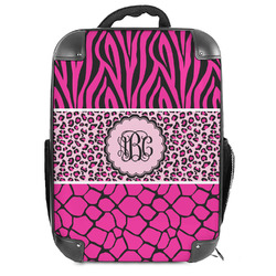 Triple Animal Print Hard Shell Backpack (Personalized)