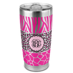 Triple Animal Print 20oz Stainless Steel Double Wall Tumbler - Full Print (Personalized)