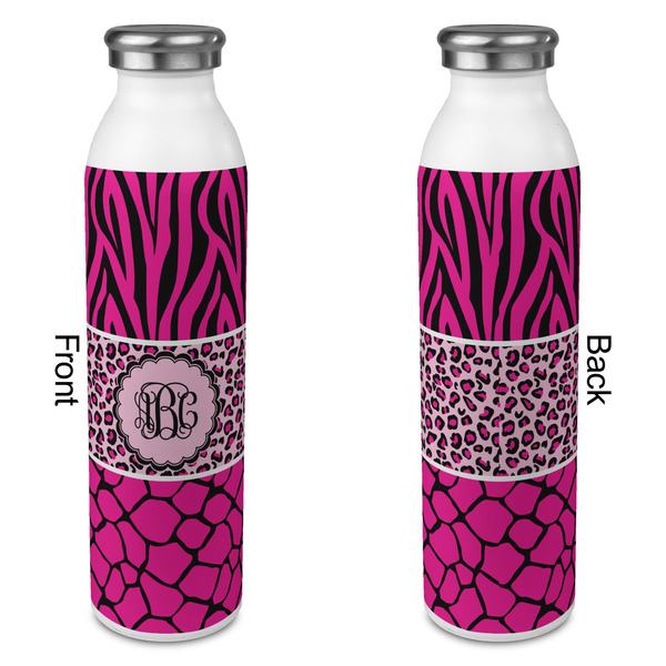 Triple Animal Print 20oz Water Bottles - Full Print - Approval