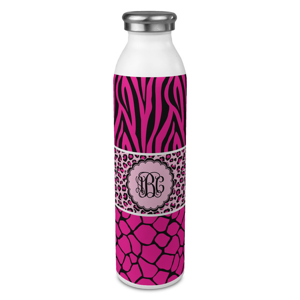 Custom Triple Animal Print 20oz Stainless Steel Water Bottle - Full Print (Personalized)