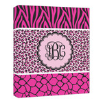 Triple Animal Print Canvas Print - 20x24 (Personalized)