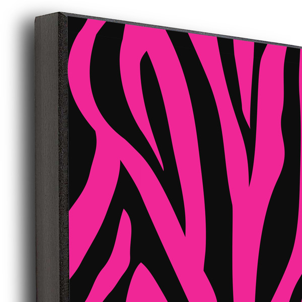 Triple Animal Print 20x24 Wood Print - Closeup