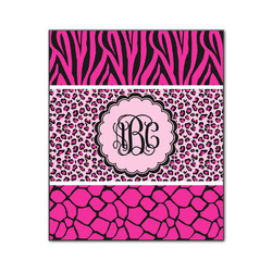 Triple Animal Print Wood Print - 20x24 (Personalized)