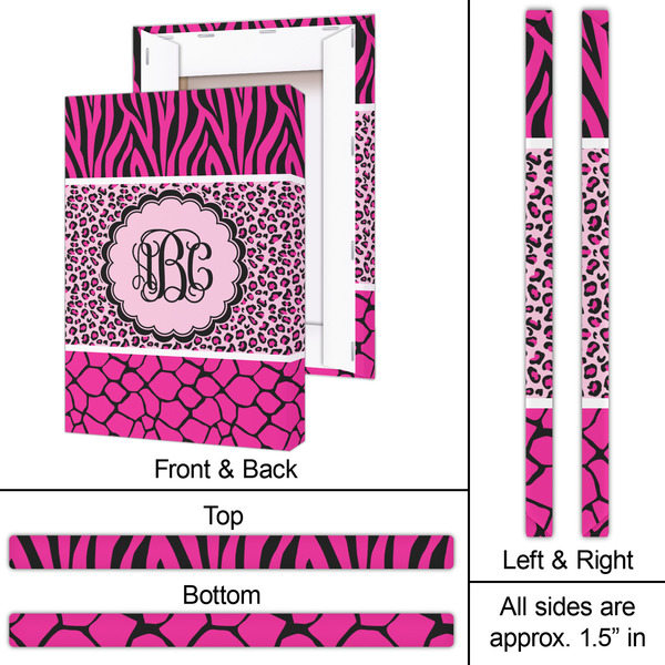 Triple Animal Print 20x30 - Canvas Print - Approval