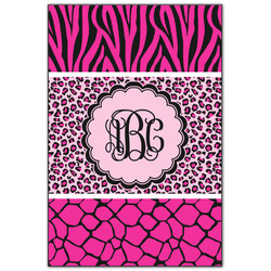 Triple Animal Print Wood Print - 20x30 (Personalized)