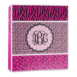 Triple Animal Print 3-Ring Binder (Personalized)