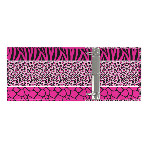 Triple Animal Print 3 Ring Binders - Full Wrap - 3" - OPEN INSIDE