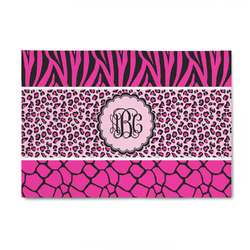 Triple Animal Print 4' x 6' Patio Rug (Personalized)