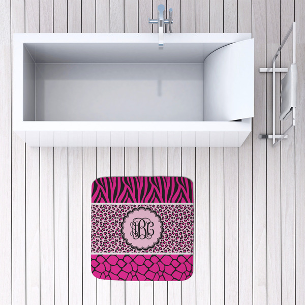 Triple Animal Print 48x48 Foam Memory Mat - LIFESTYLE