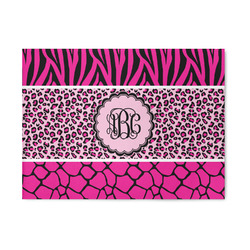 Triple Animal Print 5' x 7' Patio Rug (Personalized)