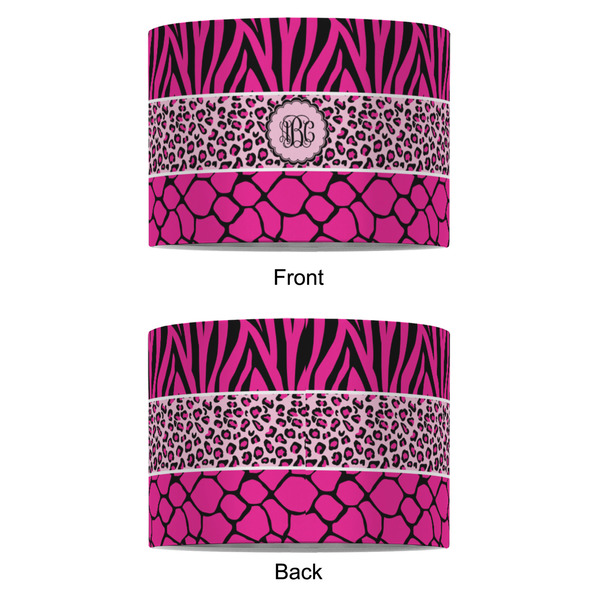 Triple Animal Print 8" Drum Lampshade - APPROVAL (Fabric)