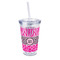 Triple Animal Print 16oz Double Wall Acrylic Tumbler with Lid & Straw - Full Print (Personalized)
