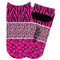 Triple Animal Print Adult Ankle Socks - Single Pair - Front and Back