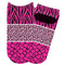 Triple Animal Print Adult Ankle Socks