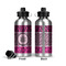 Triple Animal Print Aluminum Water Bottle - Front and Back