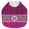 Triple Animal Print Jersey Knit Baby Bib w/ Monogram